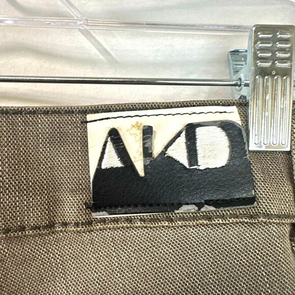 AKADEMIKS NWT Brown Embroidered Straight Slim Jeans Womens Plus‎ 24 2000s Y2K - Picture 6 of 8